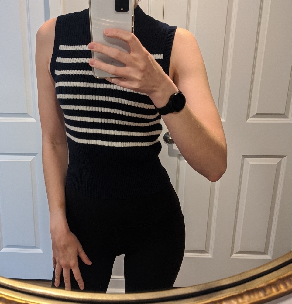 MOCKNECK sweater tank
